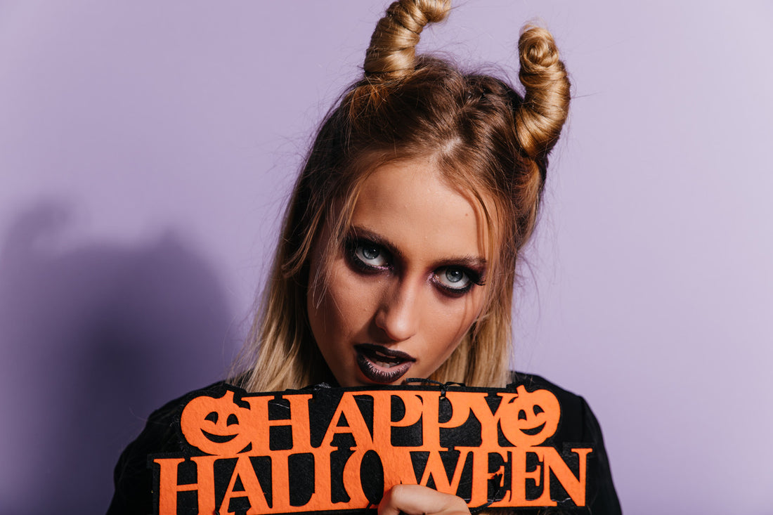 5 Ideias de Penteados Rápidos para o Halloween Usando Batiste