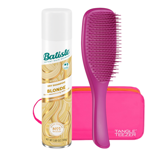 SHAMPOO A SECO BATISTE BLONDE + TANGLE TEEZER RASPBERRY + NECESSAIRE