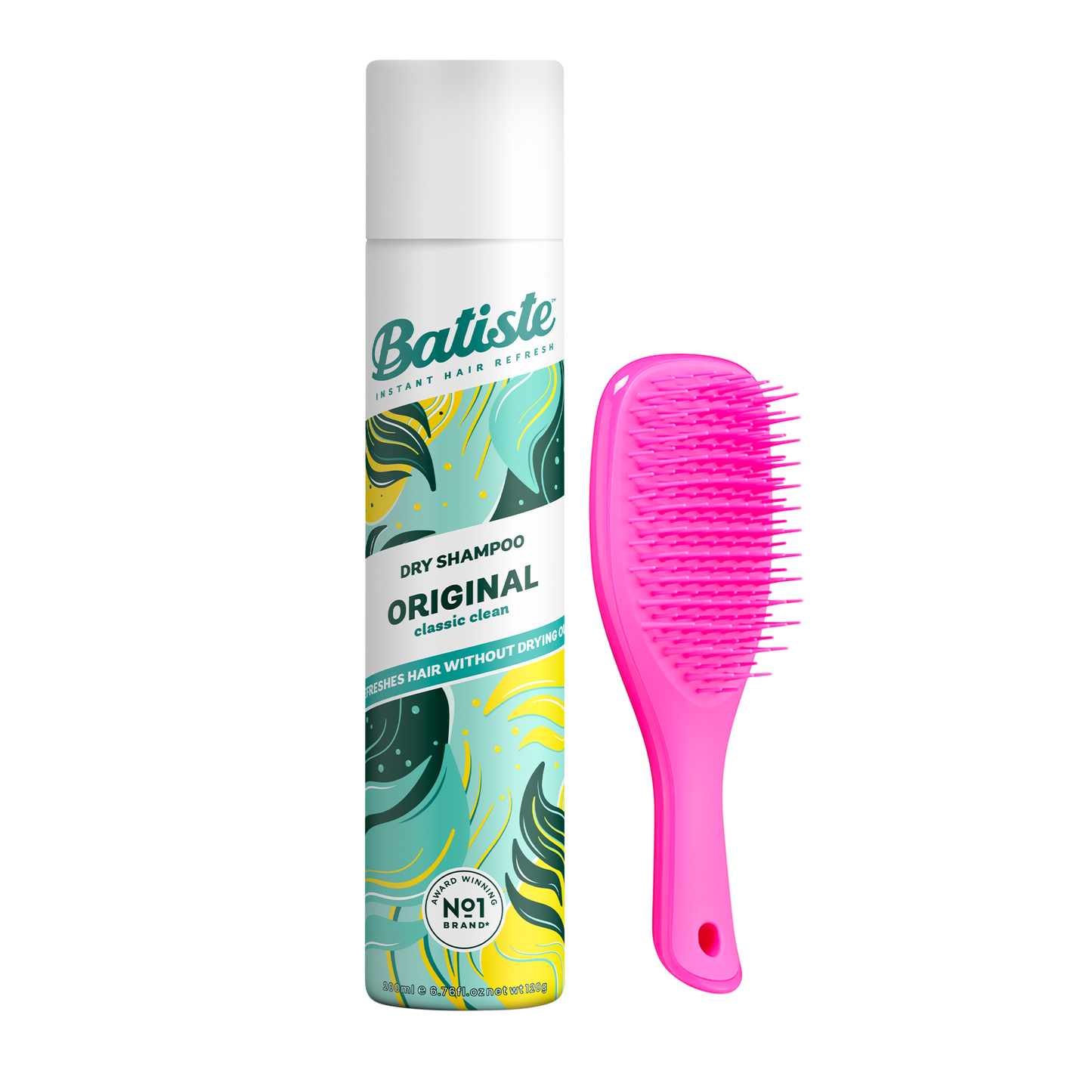 SHAMPOO A SECO BATISTE ORIGINAL + TANGLE TEEZER PINK ROSA
