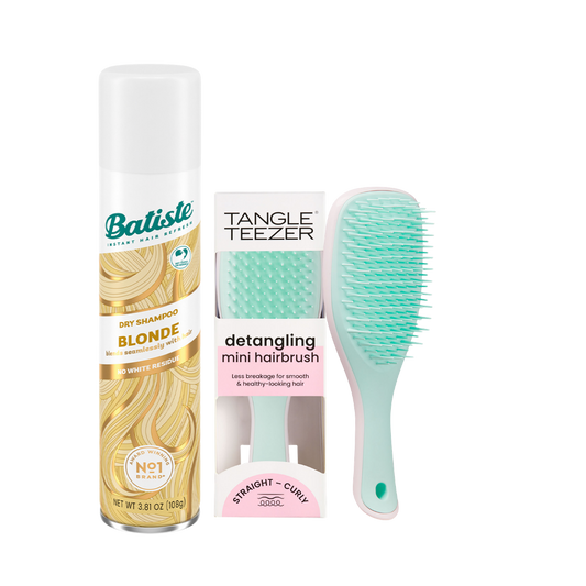 SHAMPOO A SECO BATISTE BLOND + TANGLE TEEZER MINT PINK