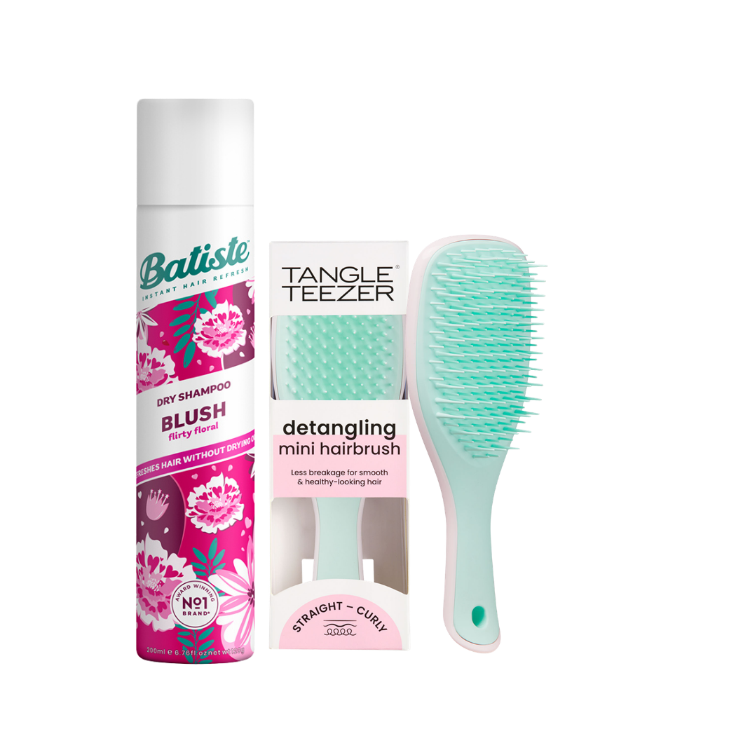 SHAMPOO A SECO BATISTE BLUSH + TANGLE TEEZER MIND PINK
