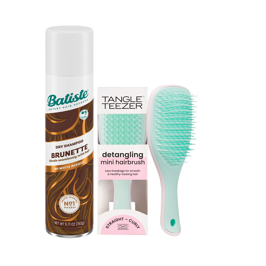 SHAMPOO A SECO BATISTE BRUNETTE + TANGLE TEEZER MIND PINK
