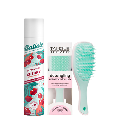 SHAMPOO A SECO BATISTE CHERRY + TANGLE TEEZER MINT PINK