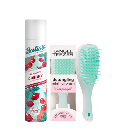 SHAMPOO A SECO BATISTE CHERRY + TANGLE TEEZER MINT PINK
