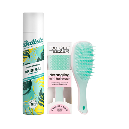 SHAMPOO A SECO BATISTE ORIGINAL + TANGLE TEEZER MINT PINK