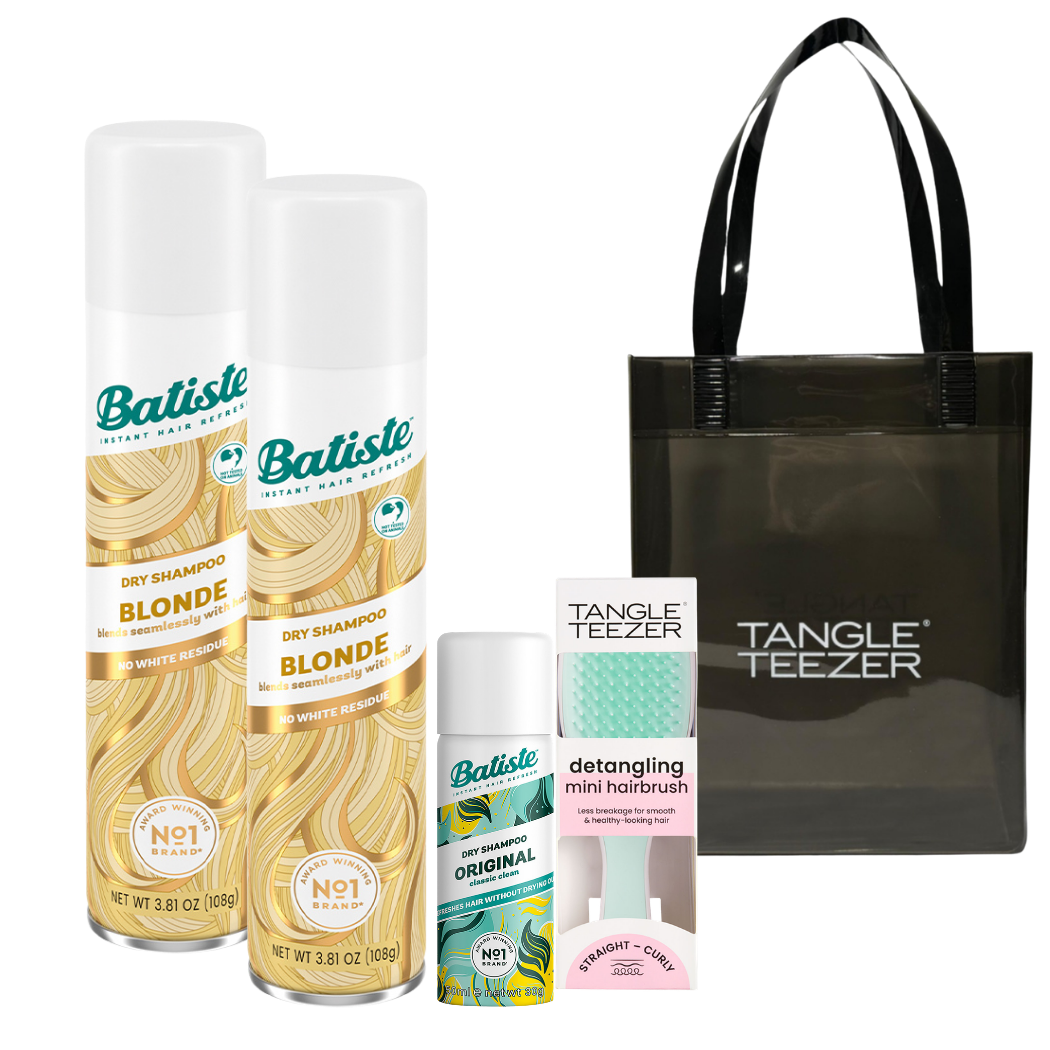 KIT C/ 2 BATISTE BLOND + ESCOVA TT MINT PINK + MINI BATISTE E BOLSA