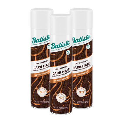 KIT C/ 3 SHAMPOO A SECO BATISTE COLOR DARK CABELOS TONS ESCUROS 200ML