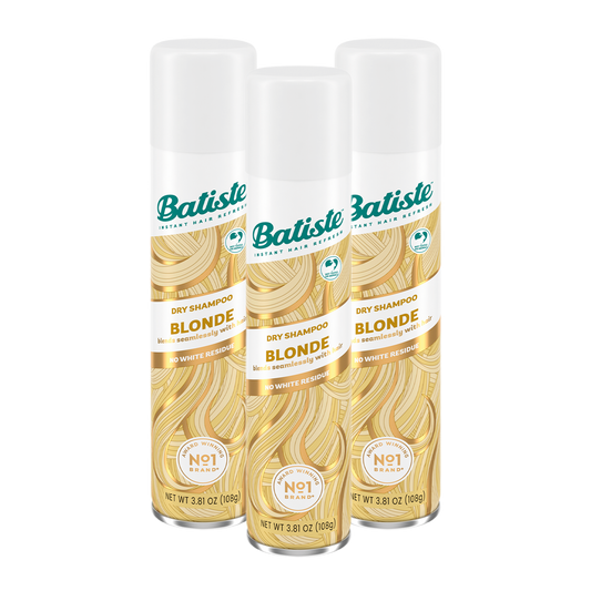 KIT C/ 3 SHAMPOO A SECO BATISTE COLOR BLONDE CABELOS CLAROS 200ML