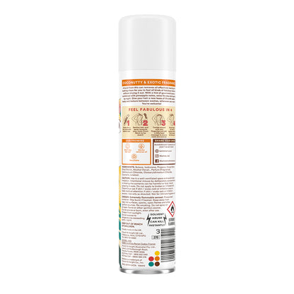 SHAMPOO A SECO COM 2 BATISTE TROPICAL 200ML