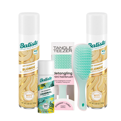 KIT C/ 2 BATISTE BLOND + ESCOVA TT MINT PINK + MINI BATISTE E BOLSA