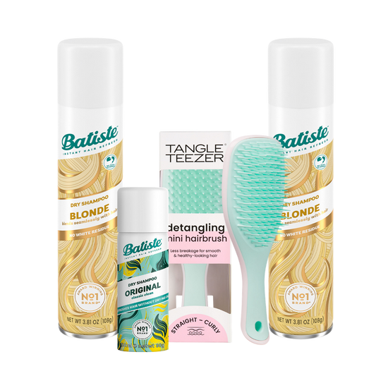 KIT C/ 2 BATISTE BLOND + ESCOVA TT MINT PINK + MINI BATISTE E BOLSA