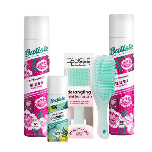 KIT C/ 2 BATISTE BLUSH + ESCOVA TT MINT PINK + MINI BATISTE