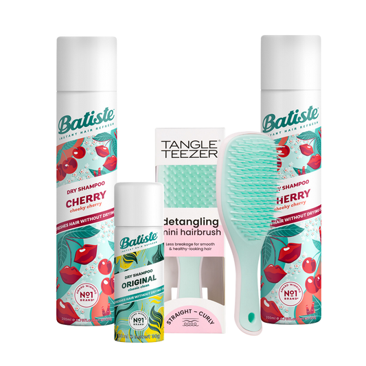 KIT C/ 2 BATISTE CHERRY + ESCOVA TT MINT PINK + MINI BATISTE