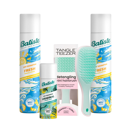 KIT C/ 2 BATISTE FRESH + ESCOVA TT MINT PINK + MINI BATISTE