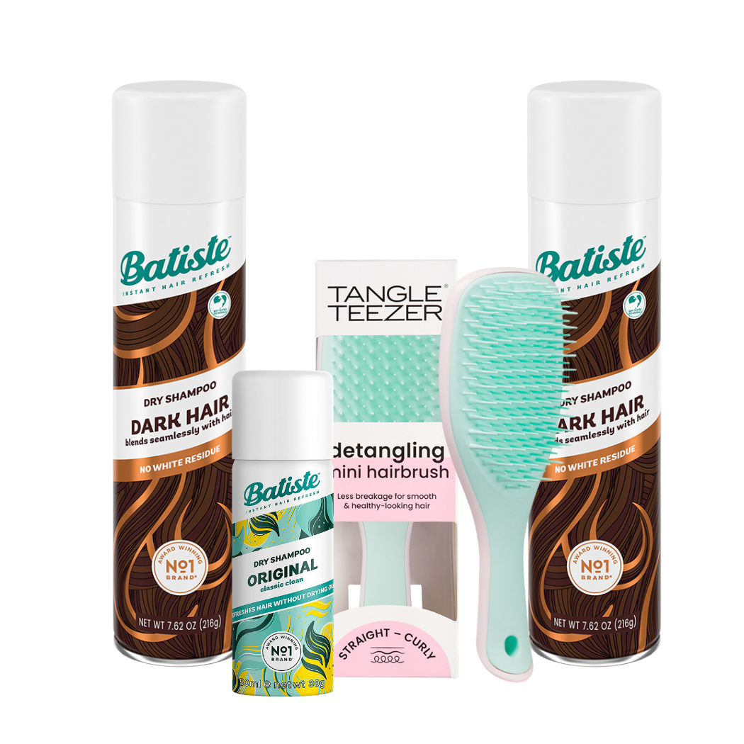KIT C/ 2 BATISTE DARK + ESCOVA TT MINT PINK + MINI BATISTE