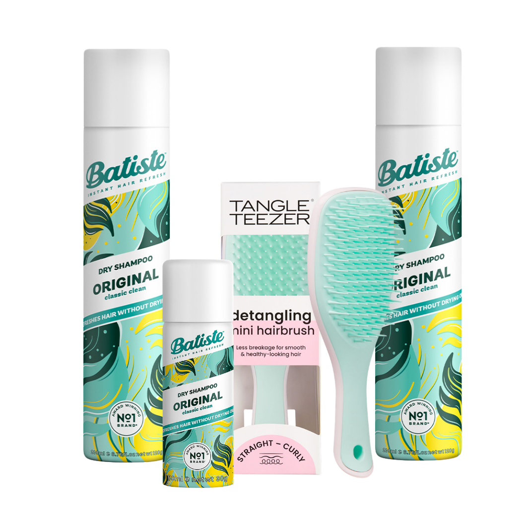 KIT C/ 2 BATISTE ORIGINAL + ESCOVA TT MINT PINK + MINI BATISTE