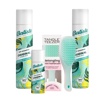 KIT C/ 2 BATISTE ORIGINAL + ESCOVA TT MINT PINK + MINI BATISTE