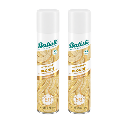 KIT C/ 2 SHAMPOO A SECO BATISTE COLOR BLONDE CABELOS CLAROS 200ML