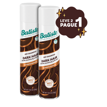 LEVE 2 PAGUE 1: SHAMPOO A SECO BATISTE COLOR DARK CABELOS TONS ESCUROS 200ML