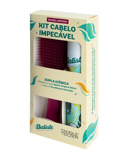 KIT VERÃO SHAMPOO A SECO BATISTE ORIGINAL + ESCOVA TANGLE TEEZER