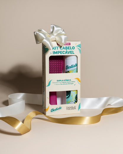 KIT VERÃO SHAMPOO A SECO BATISTE ORIGINAL + ESCOVA TANGLE TEEZER