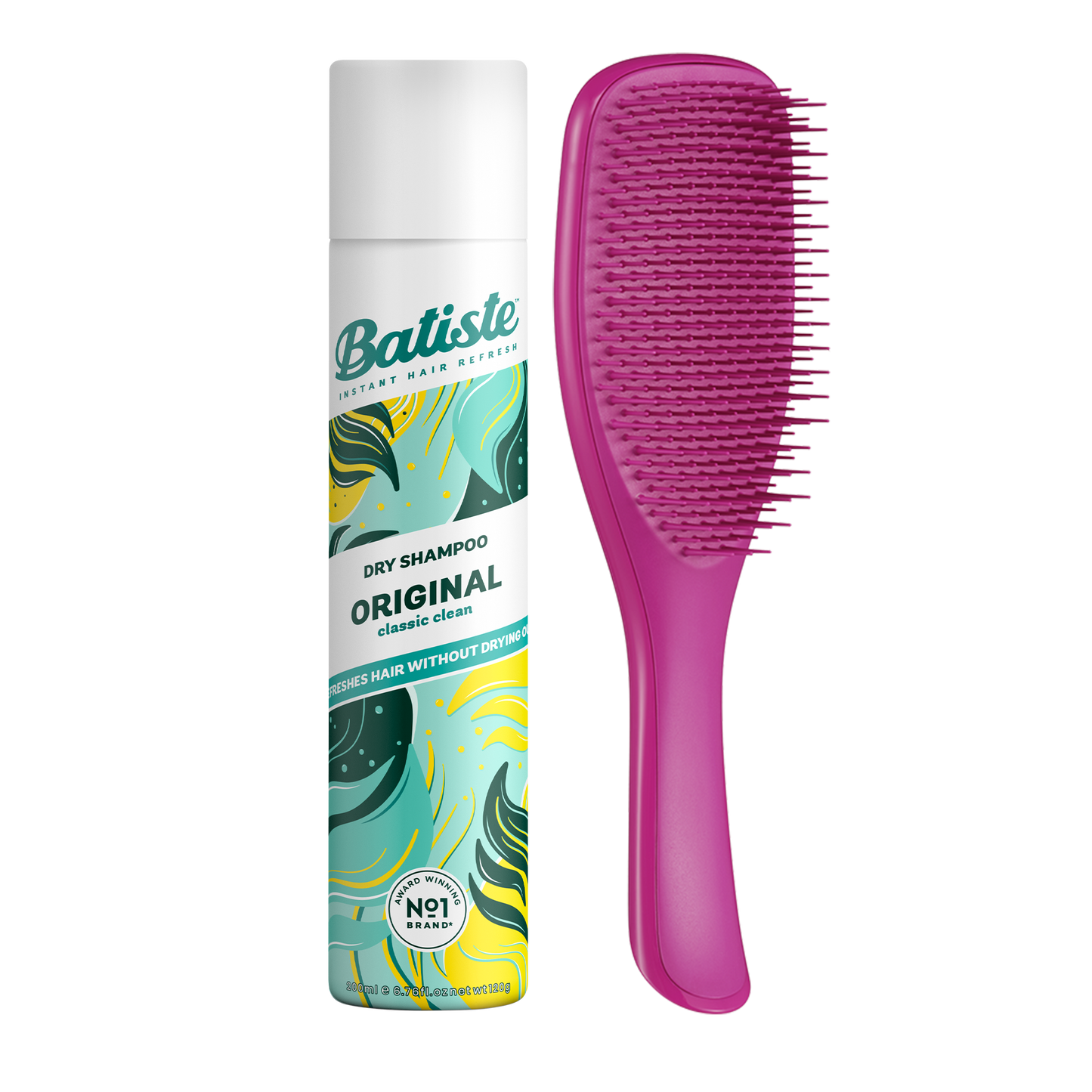 KIT VERÃO SHAMPOO A SECO BATISTE ORIGINAL + ESCOVA TANGLE TEEZER